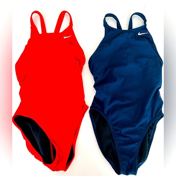 Two Nike size 30 swim suit
